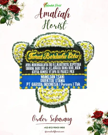 Papan Bunga Duka Mauk Barat